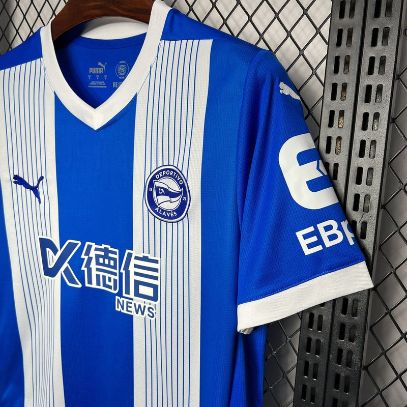 Camisa Alaves Home 24/25 - Torcedor Masculina