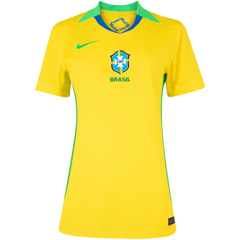 Camisa Seleção Brasileira Feminina I 25/26 - Torcedor Nike - Amarela