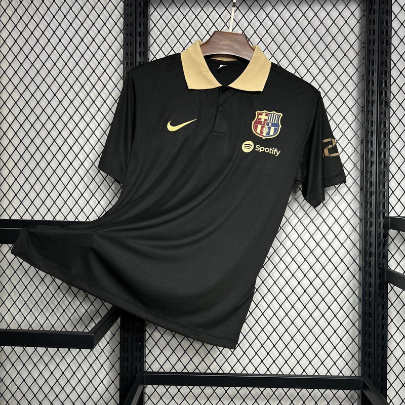 Camisa Barcelona Polo Black 24/25