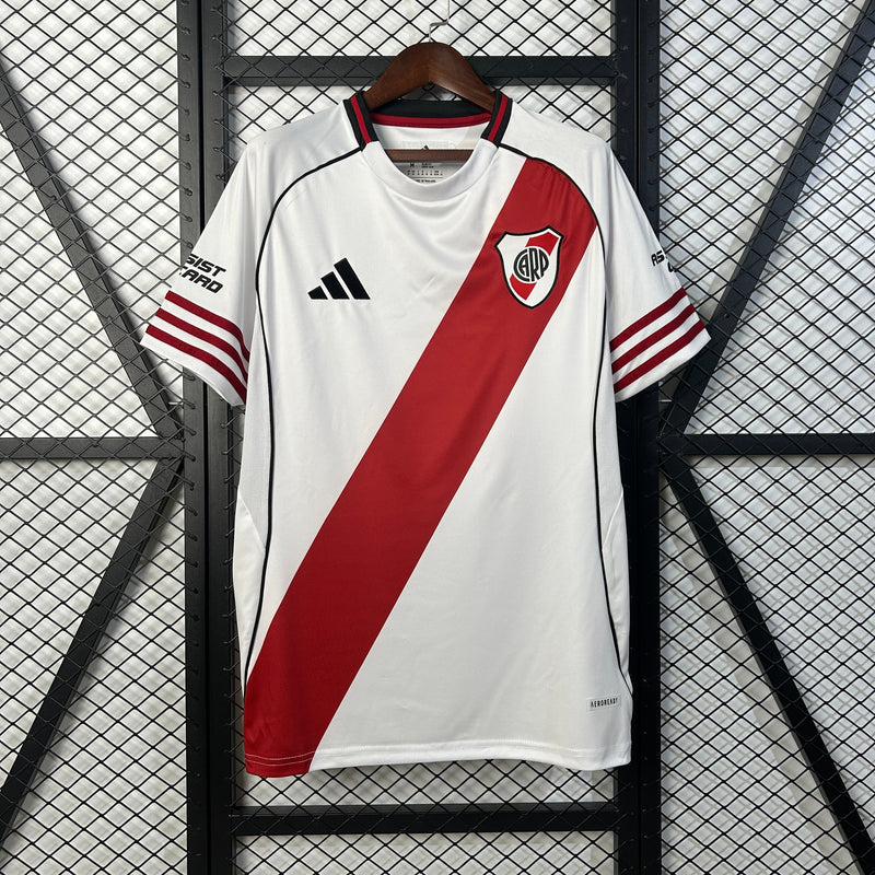 Camisa River Plate Home 25/26 - Adidas Torcedor Masculina - Lançamento