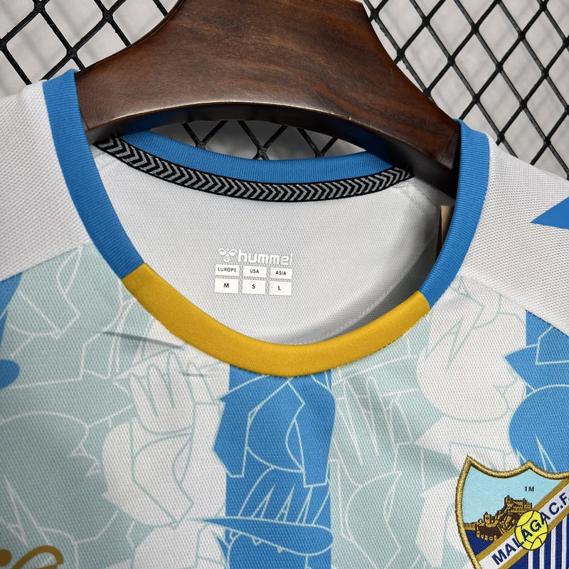 Camisa Malaga Home 24/25 - Torcedor Masculina