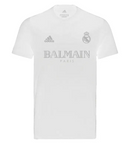 Camisa Real Madrid X Balmain Branca 23/24 - Adidas Torcedor Masculina